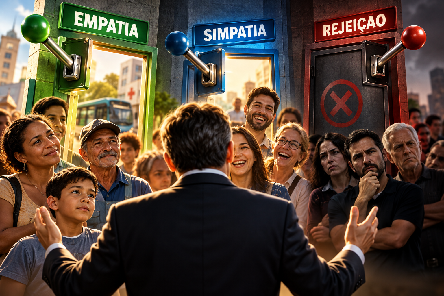 EMPATIA, SIMPATIA E REJEIÇÃO: AS ALAVANCAS DO VOTO